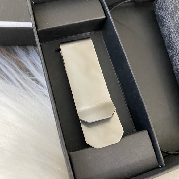 Michael Kors Jet Set Men’s Slim Billfold Wallet Money Clip Box Set - Picture 4 of 13